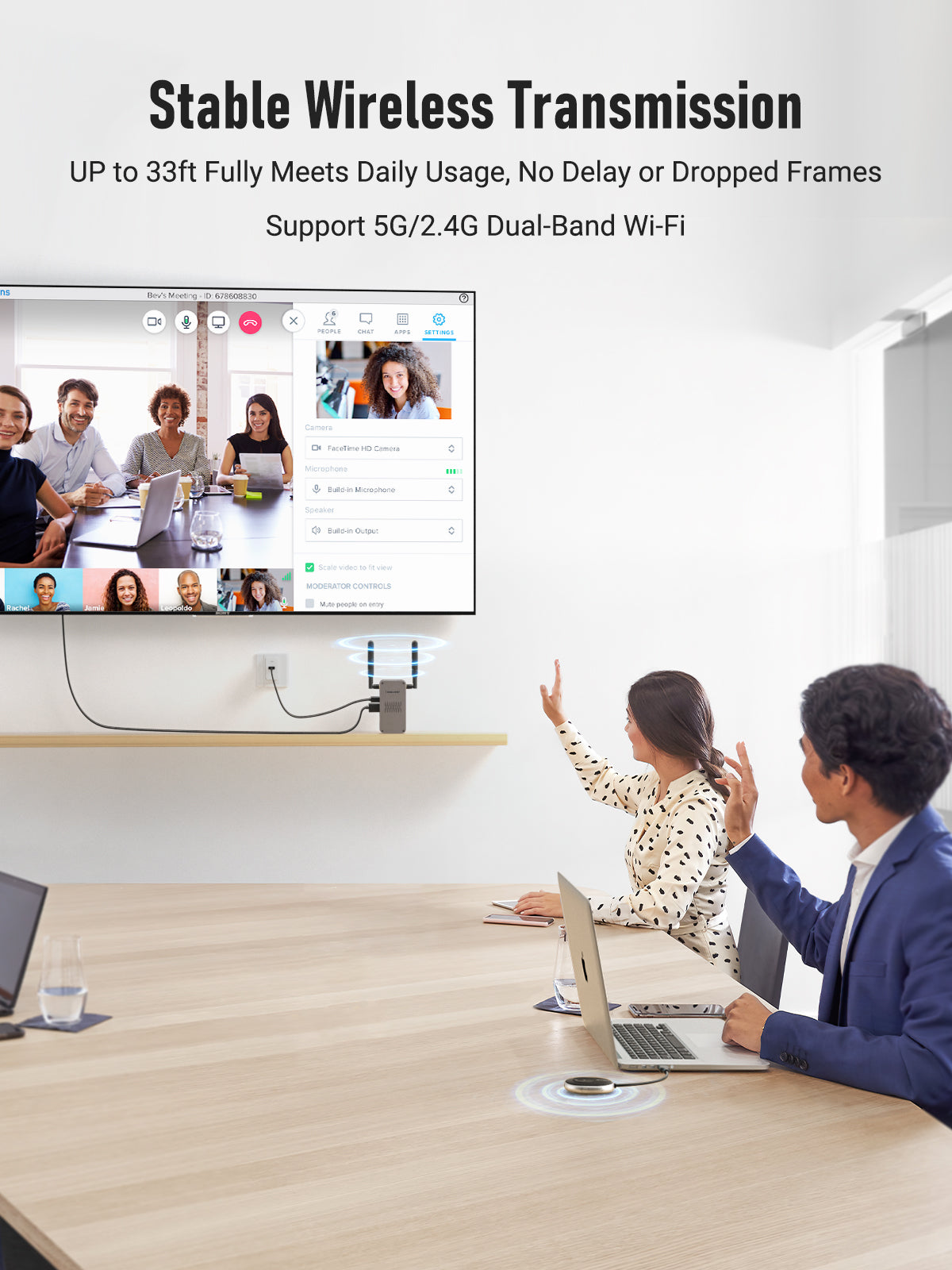 Lemorele Q5R18 HDMI Wireless Extender & WirelessVideoTransmission