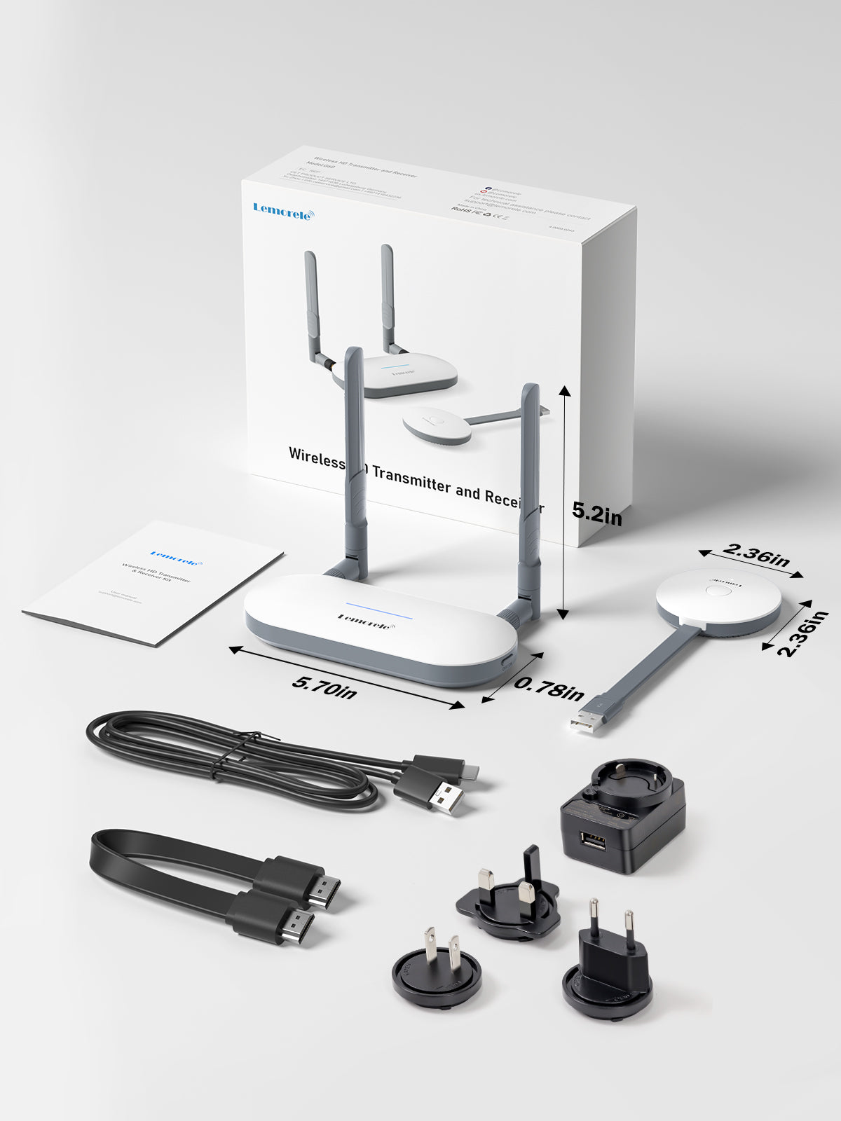 Lemorele G60 USB-A TX Wireless Presentation Kits