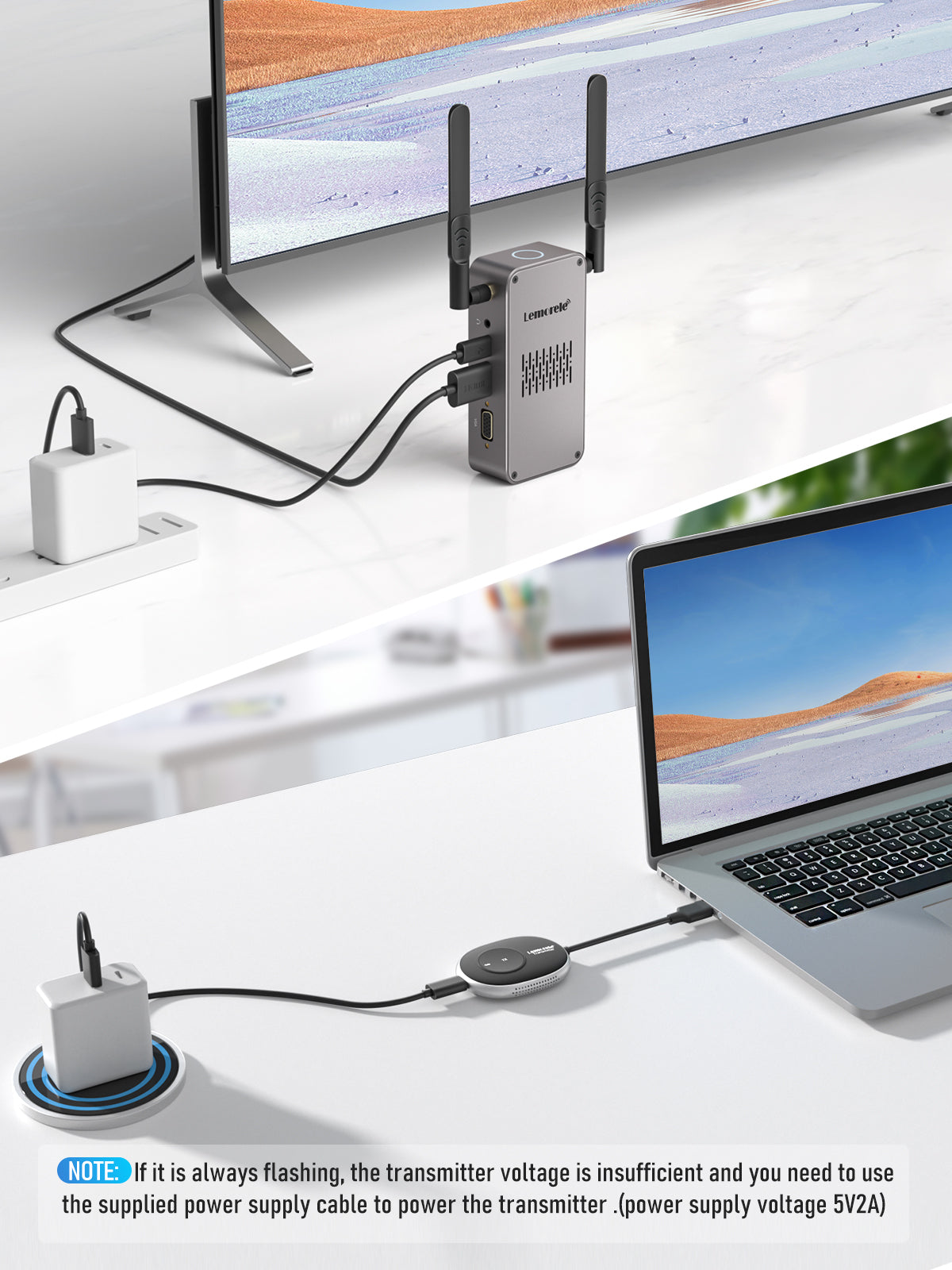 Lemorele Q5R18 HDMI Wireless Extender & WirelessVideoTransmission