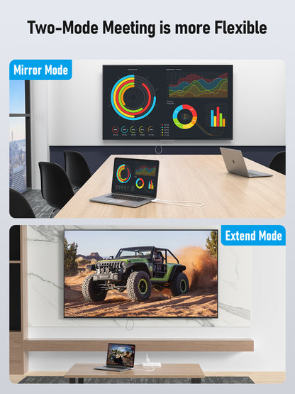 Lemorele P100 Lemorele HDMI Wireless Transmitter and Receiver,5G 2.4G HDMI Funk HDMI Funkübertragung,1080P HDMI Drahtlos Übertragen HDMI Kabellos Übertragen für Streaming Video Audio von Laptop zu HDTV, Projektor