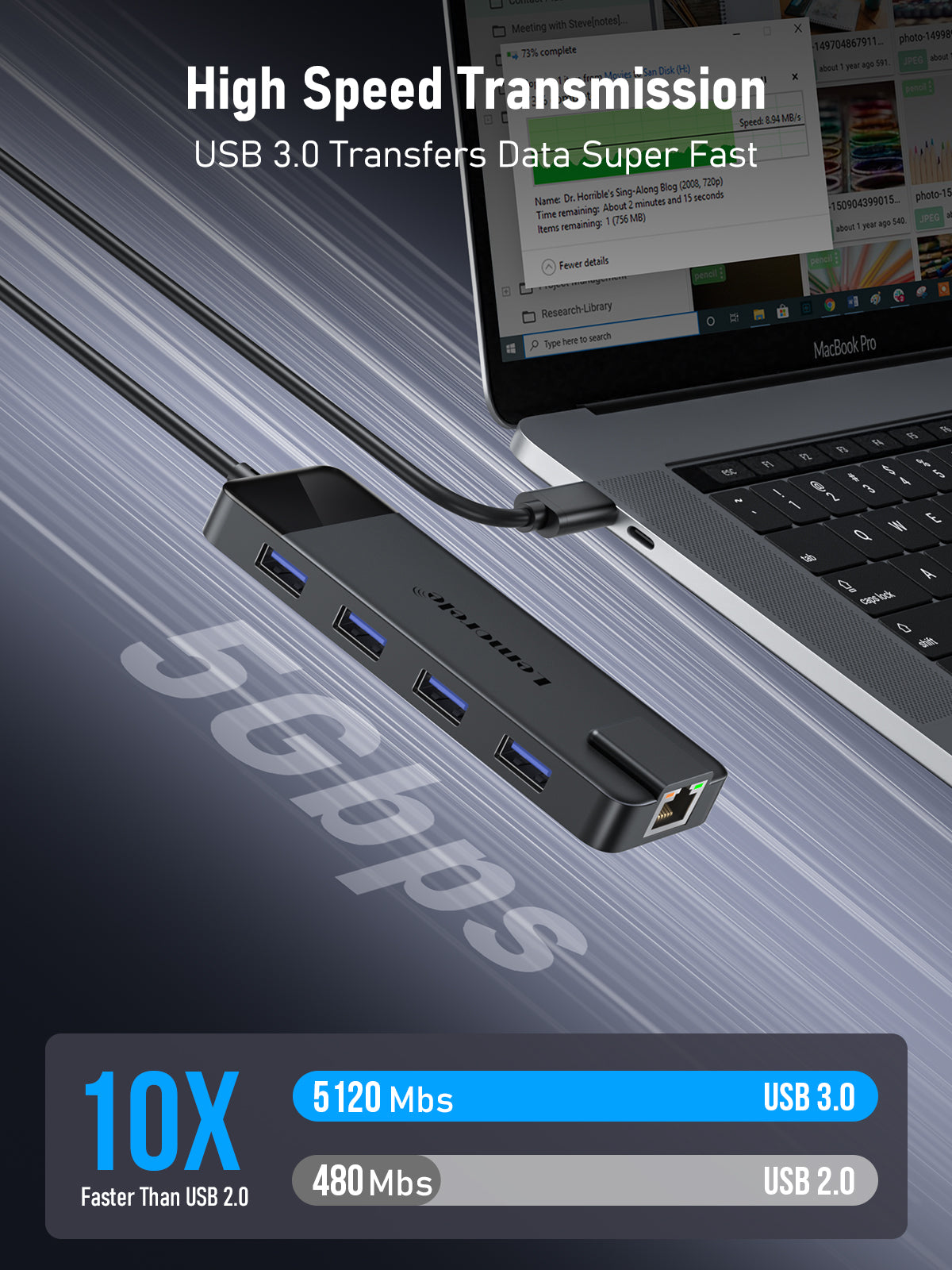 Dockingstation 10in1 USB C Docking Station LemoreleTC93 Notebook Dockingstation