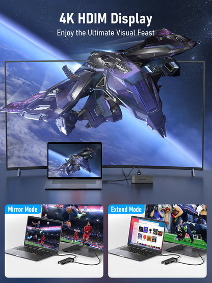 Dockingstation 10in1 USB C Docking Station LemoreleTC93 Notebook Dockingstation