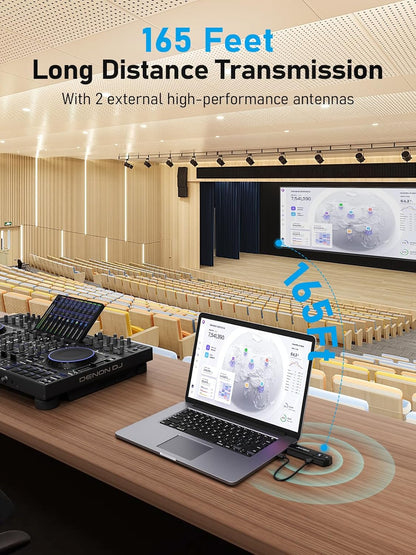 Lemorele P50L  4K 30HZ  HDMI Wireless Transmitter and Receiver,5G HDMI Funkübertragung Supports 8 TXS to 1 RX,HDMI Funk zum Streamen von Video und Audio vom...