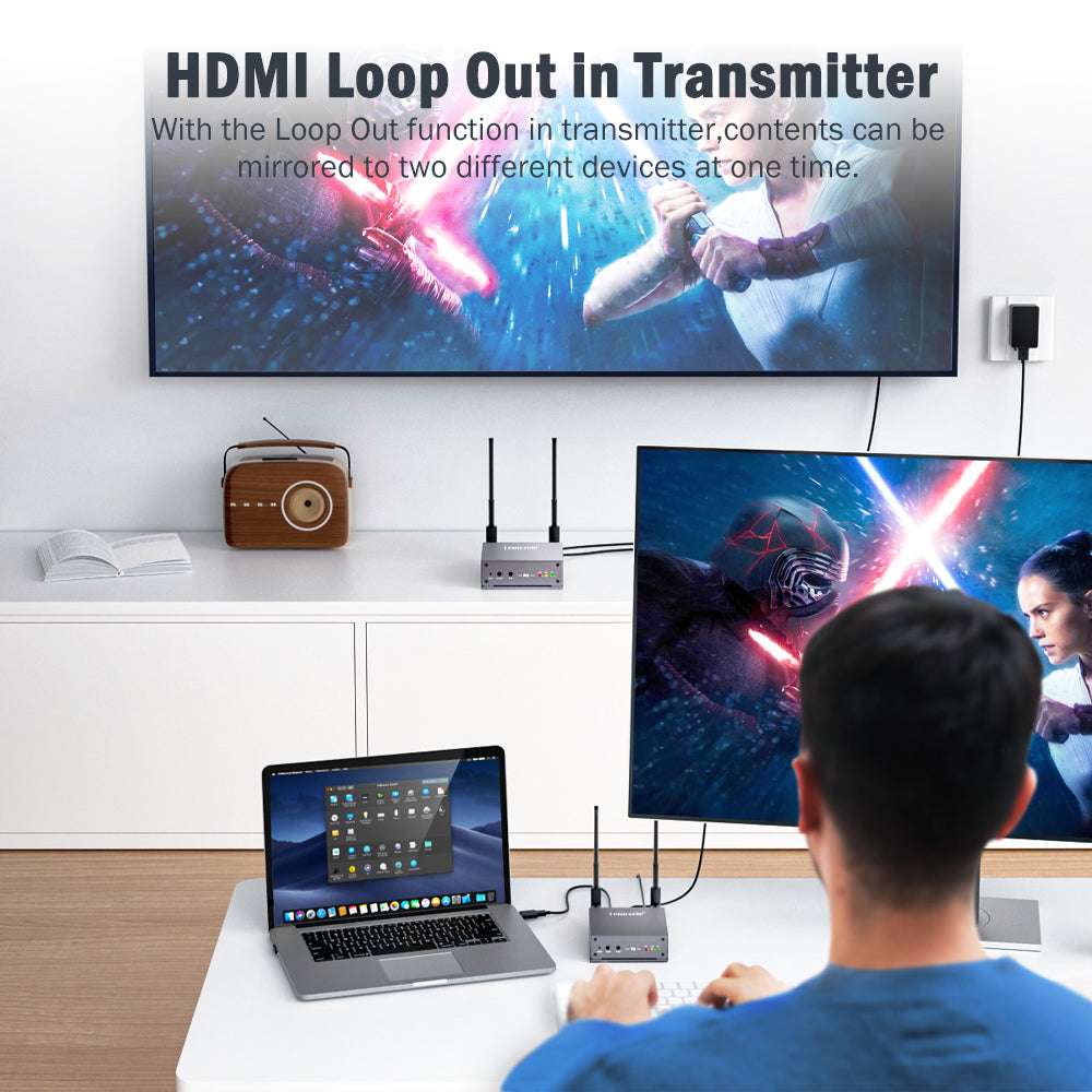 Lemorele R15 HDMI Wireless Extender
