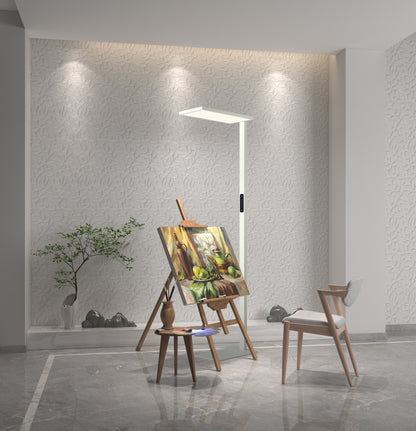 LED Floor Lamp 70W White Coating  Dimmerable  Model HFR-M0001-070-TC002 White